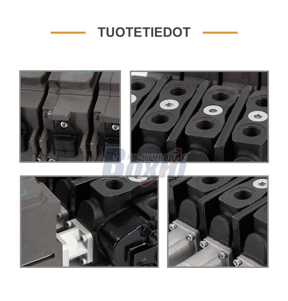 Reliable SD8EMA-4OT 4 Spool Sectional Directional Valve for Heavy Machinery